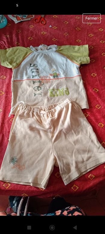 Ensemble 12 mois short