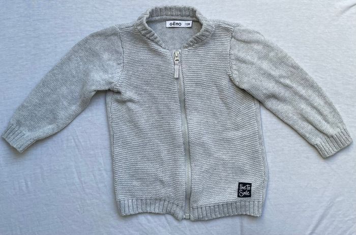 Gilet zippé en maille 12m