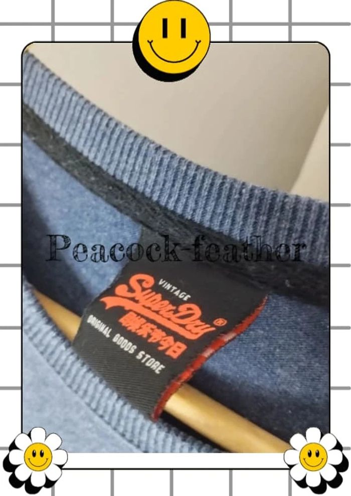 T-shirt Superdry bleu M - photo numéro 5