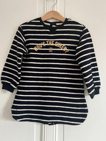 Robe rayée marine IKKS 3 ans