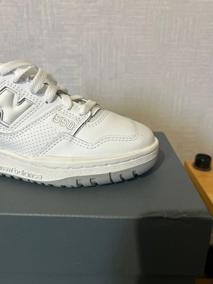 Baskets New balance 550 blanches grises 36 - photo numéro 2