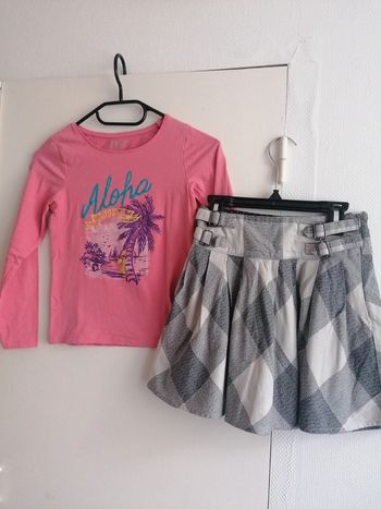 Ensemble jupe /t-shirt ML 10 ans Orchestra