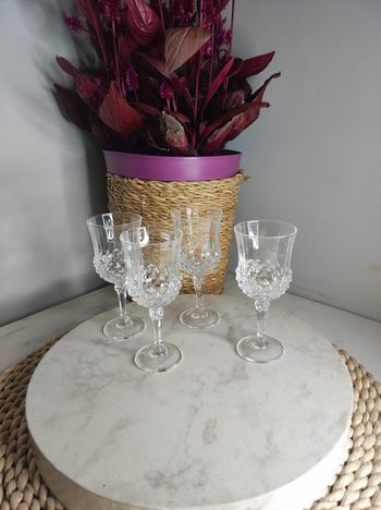 Verres à liqueur cristal d'arques