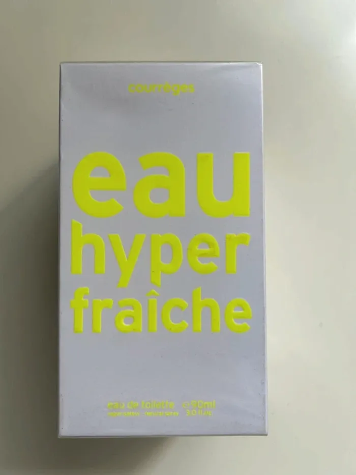 Courrèges eau hyper fraîche neuf 90ml