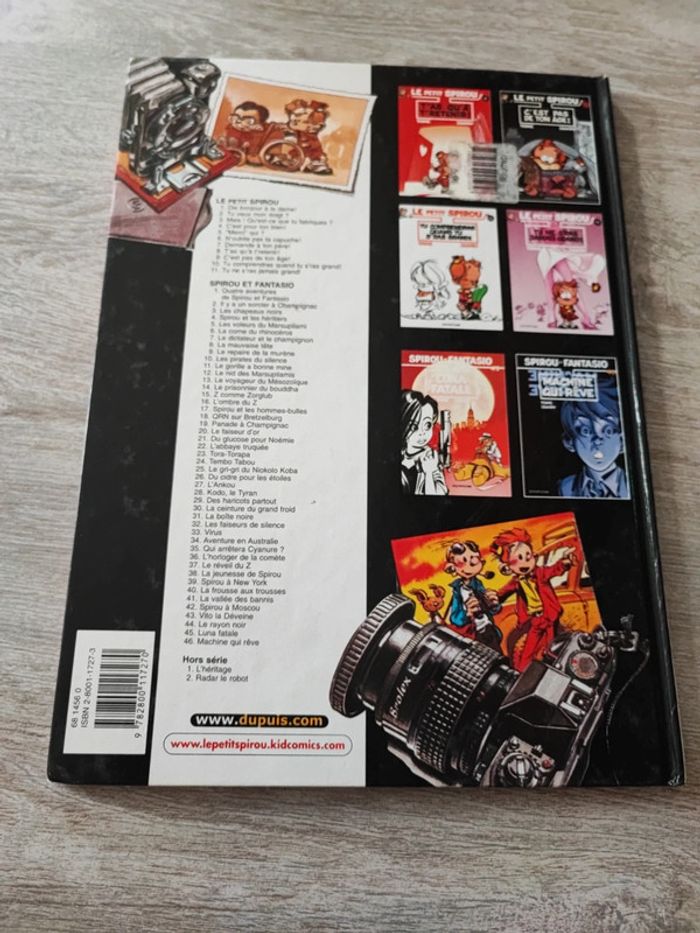 Bd le petit Spirou numéro 1 dis bonjour à la dame ! - photo numéro 3