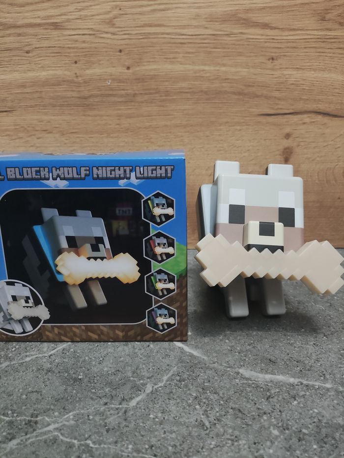 Wolf Night Light Pixel Block Led RGB - photo numéro 7