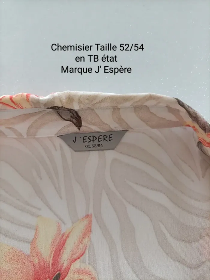 Chemisier TB état 52/54 j' espère - photo numéro 2