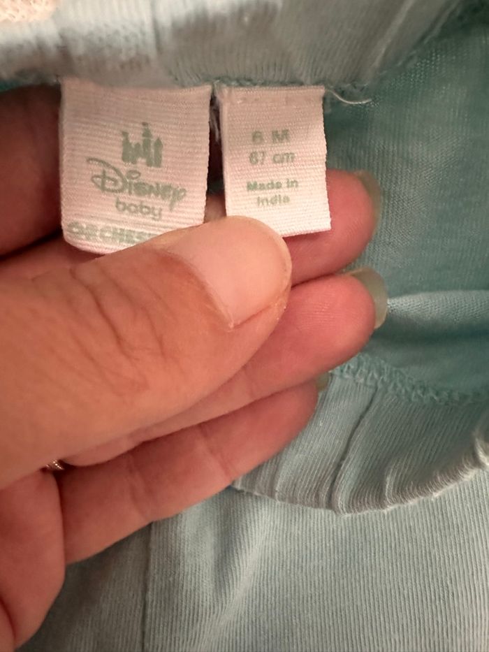 Pyjama / dors bien 2 pièces bébé mixte - très bon état - taille 6 mois - tic et tac/disney/Orchestra - photo numéro 4