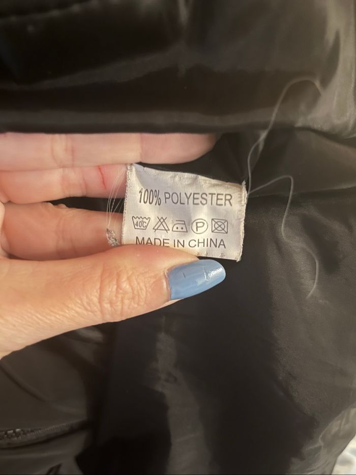 Manteau noir ceinture T38 TBE ❄️ - photo numéro 5