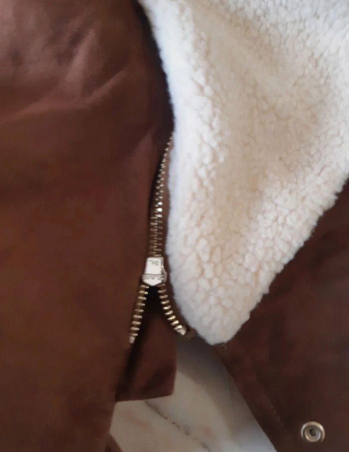 Ikks manteau chaud style mouton retourné T.38 - photo numéro 12