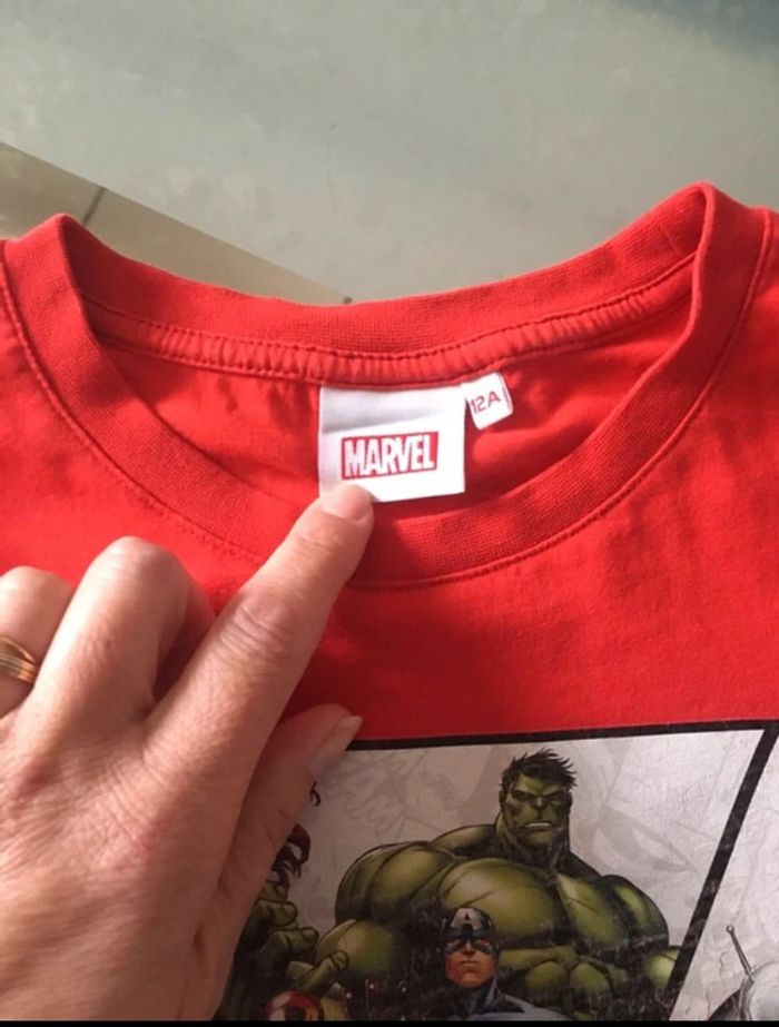 T-shirt 12 ans Marvel / collab Fnac kids - photo numéro 2