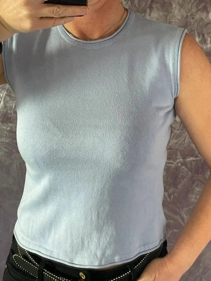 Joli pull sans manche Cyrillus - photo numéro 2