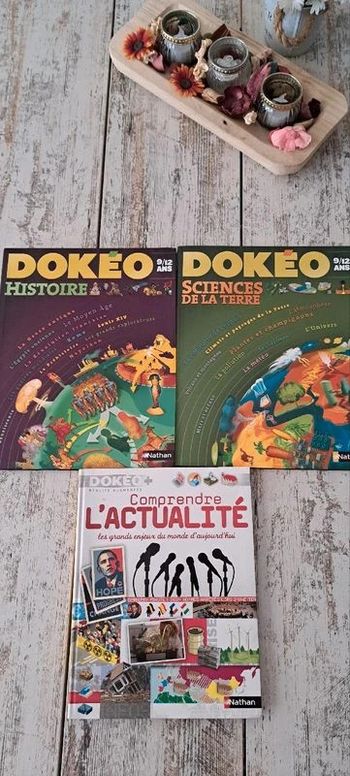 Lot de 3 livres Dokeo