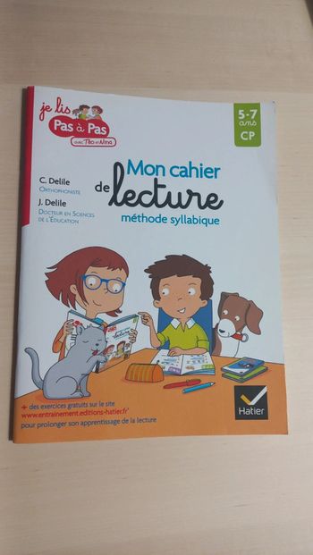 Mon cahier de lecture. Méthode syllabique. CP