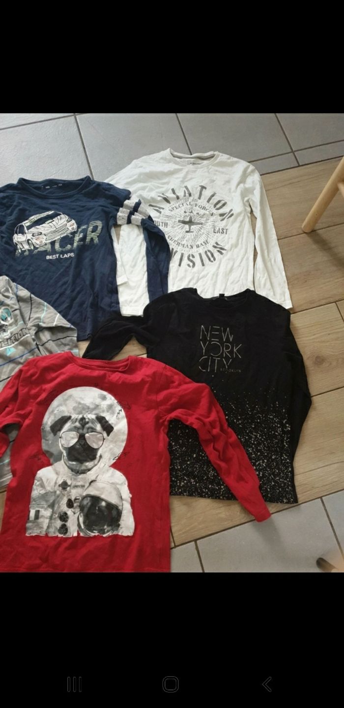 5 t-shirts garçon 10 ans - photo numéro 3