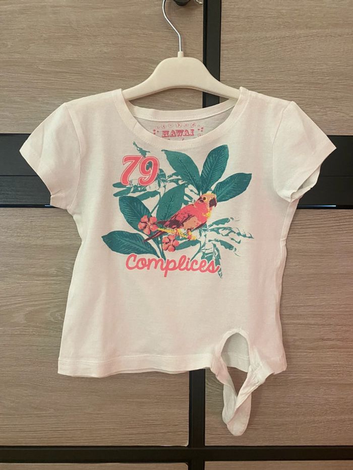 Ensemble t-shirt et short Hawaï Complices Taille 5 ans - photo numéro 4