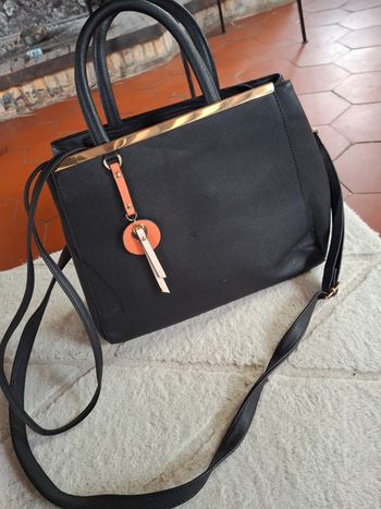 Magnifique sac à main femme noir gemo