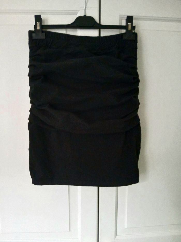 Jupe moulante courte élastique noir 36/S - Mim