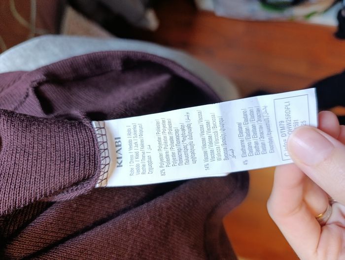 Robe pull neuve prune XS - photo numéro 3