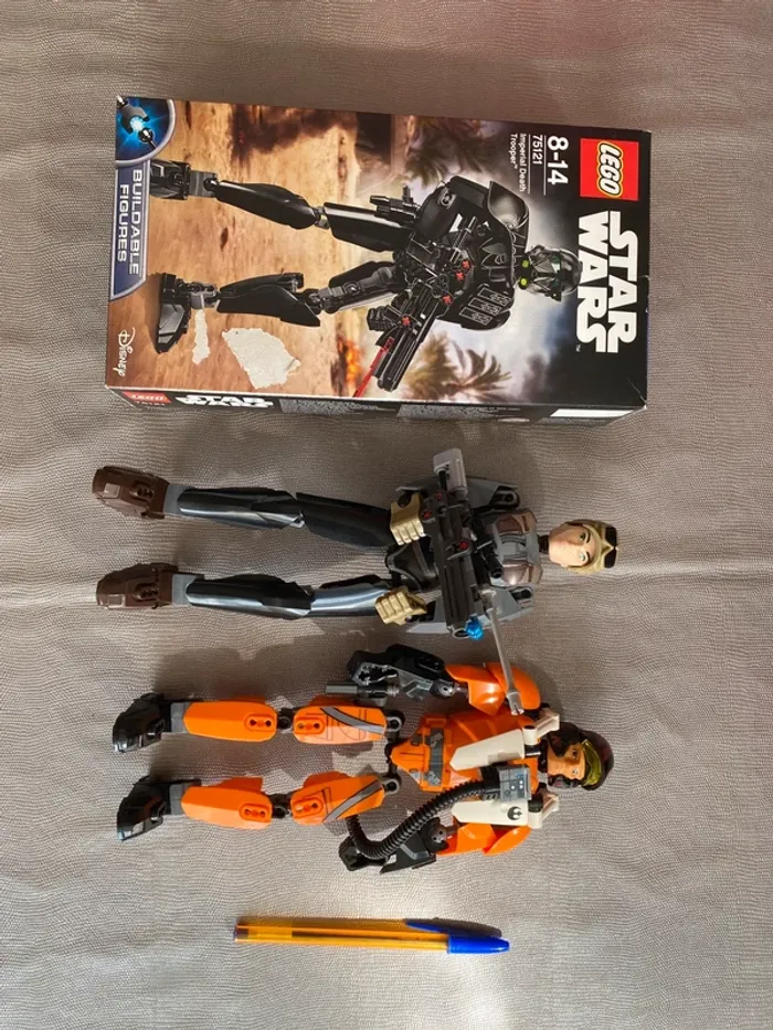 Lot 3 Lego Star Wars - Poe 75115 + Jyn Erso 75119 + Death trooper 75121 - photo numéro 2
