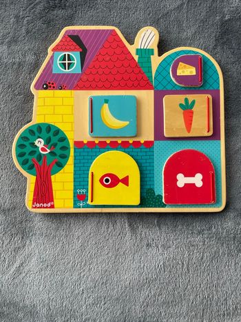 Planche éveil des tout-petits en bois Janod