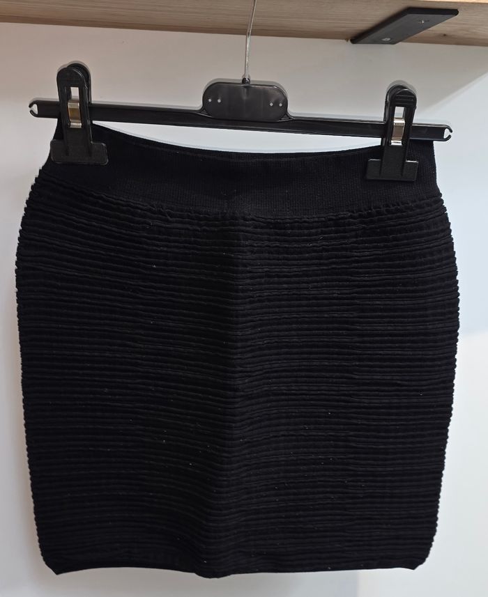 Mini-jupe noir extensible #orcelly XS - photo numéro 2