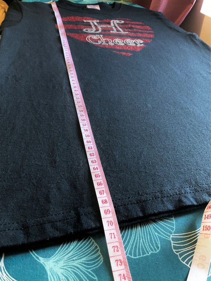 T-shirt noir pour femme H Cheer taille S 388 - photo numéro 6