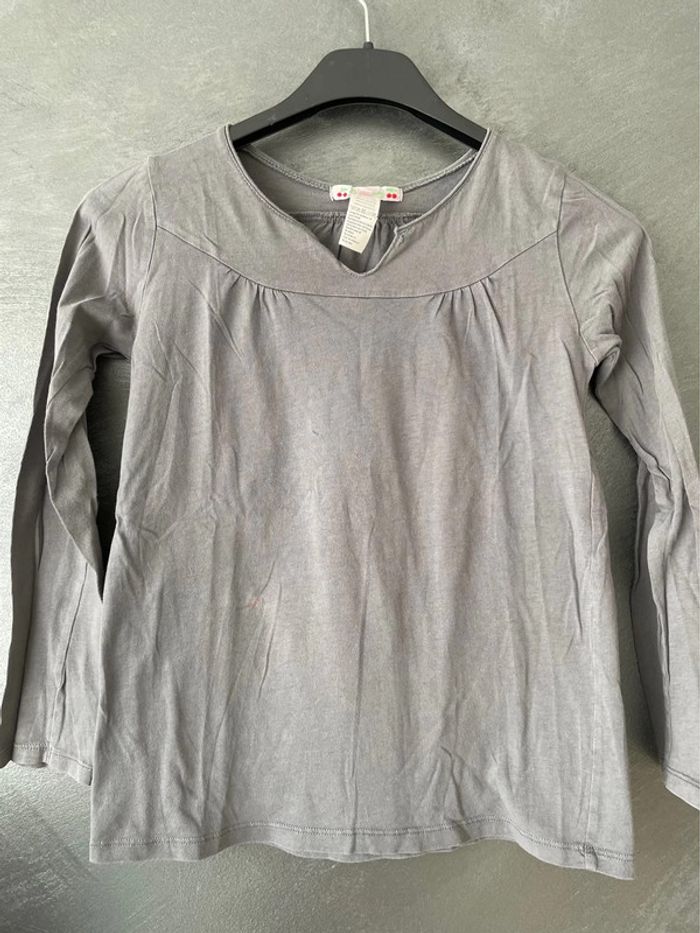 Sweat gris fille
