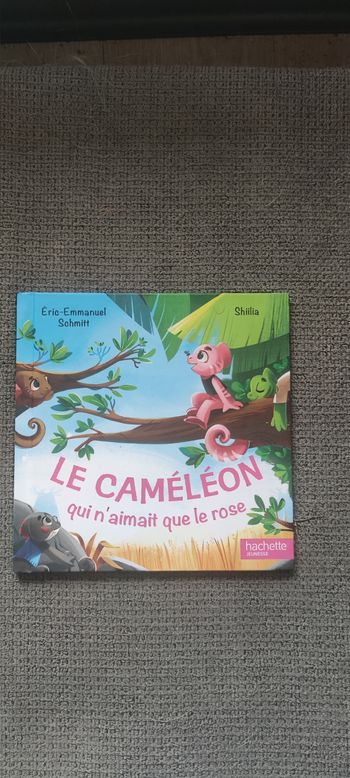 Livre le caméléon qui n'aimait que le rose happy meal mc Donald's
