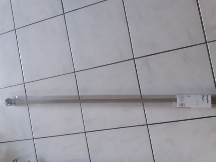 Tringle / barre à rideaux extensible taupe