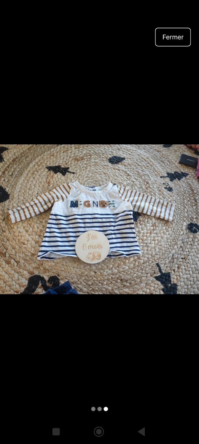 Ensemble bébé garçon 6 mois - photo numéro 3