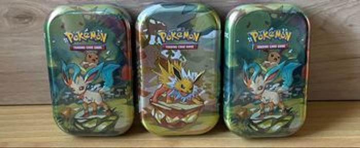 Lot 3 mini tins Evolutions Prismatiques 8.5