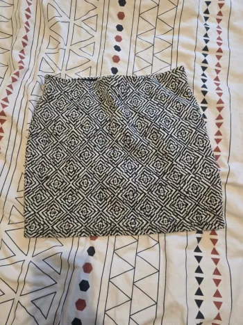 Mini-jupe a motif