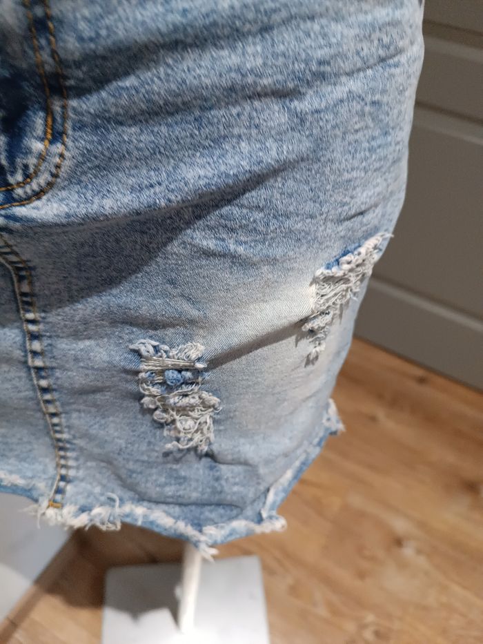 Mini jupe femme jean t 40/42 - photo numéro 3