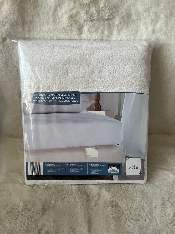 Protège matelas imperméable 90 x 200 cm