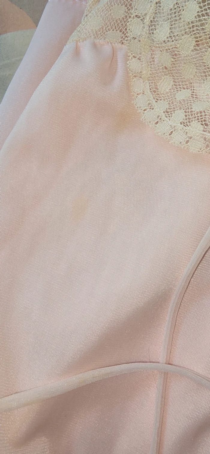 Charmante Tunique Vintage Dentelle & Rose Poudré - photo numéro 13