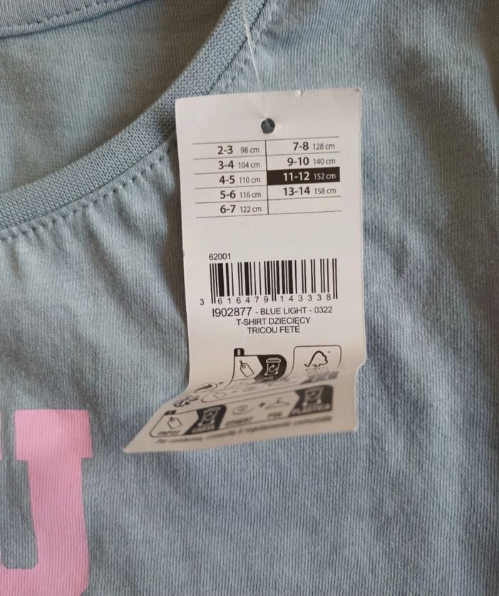 T-shirt fille 11/ 12 ans - photo numéro 3