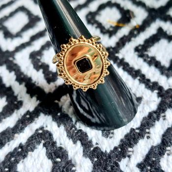 Magnifique bague neuve acier