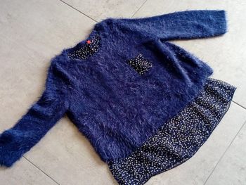 Pull bi matière