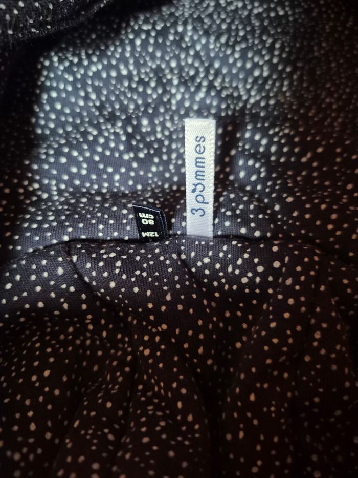 Veste/gilet 3 pommes chaude 12 mois 80cm - photo numéro 2