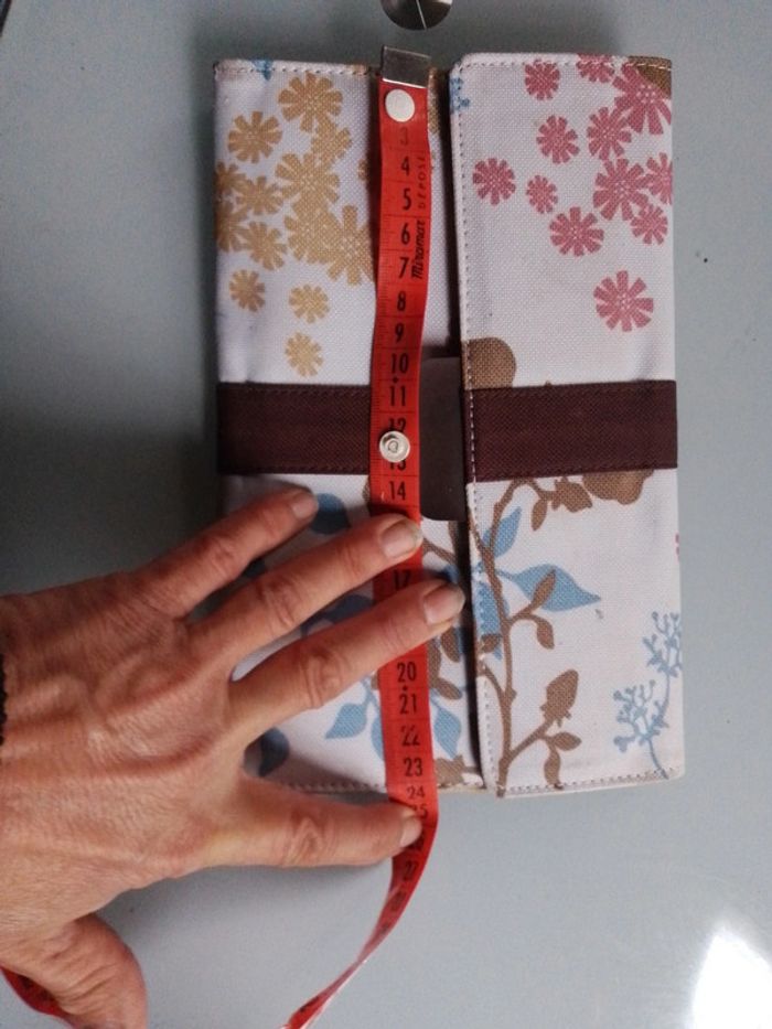 Grand porte-feuille fleuri - photo numéro 6