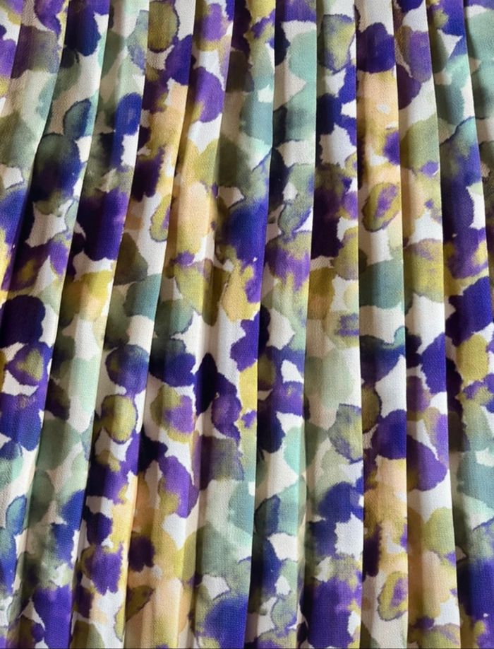 Jupe à motif plissé - taille S - photo numéro 3