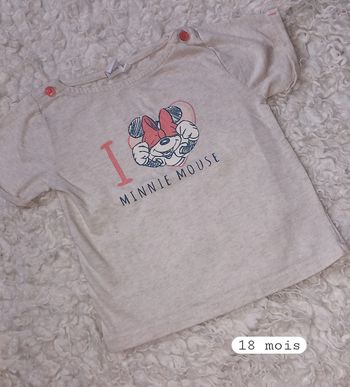 T shirt Beige Minnie