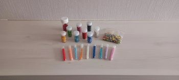 Lot de petites perles de rocailles