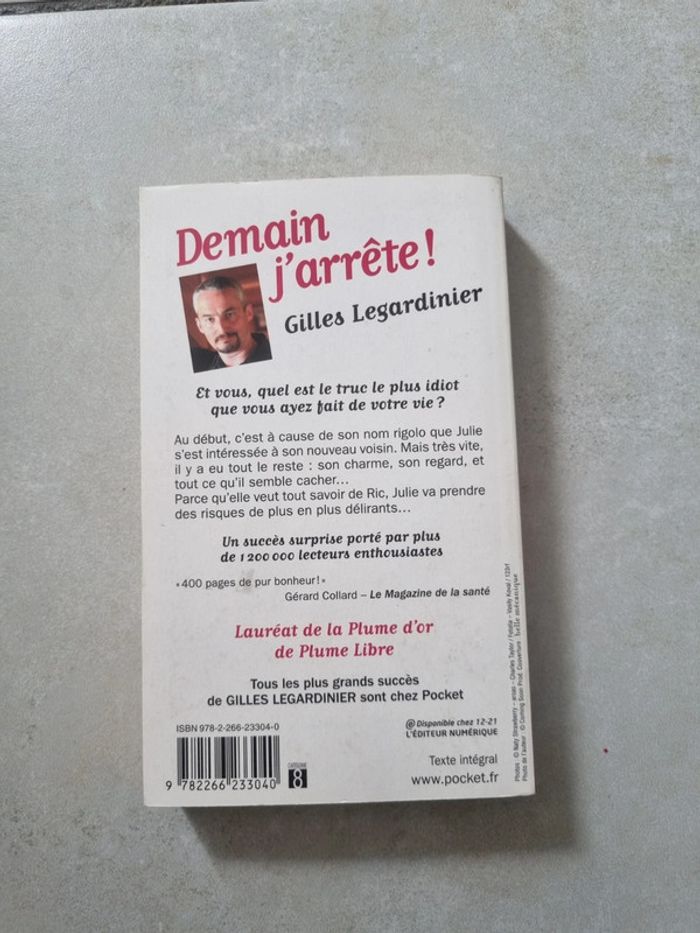 Demain j'arrête livre - photo numéro 2