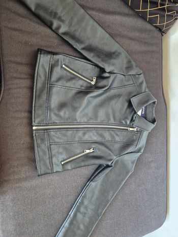Veste en cuir fille 10 ans