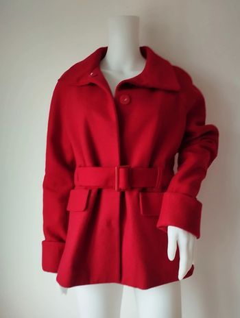 Caban 80% laine avec sa ceinture taille 40 Etam