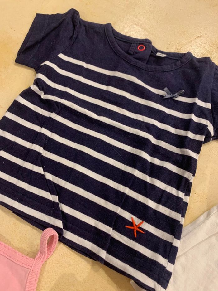 Lot ensemble vêtements bébé fille 6 mois été - photo numéro 6