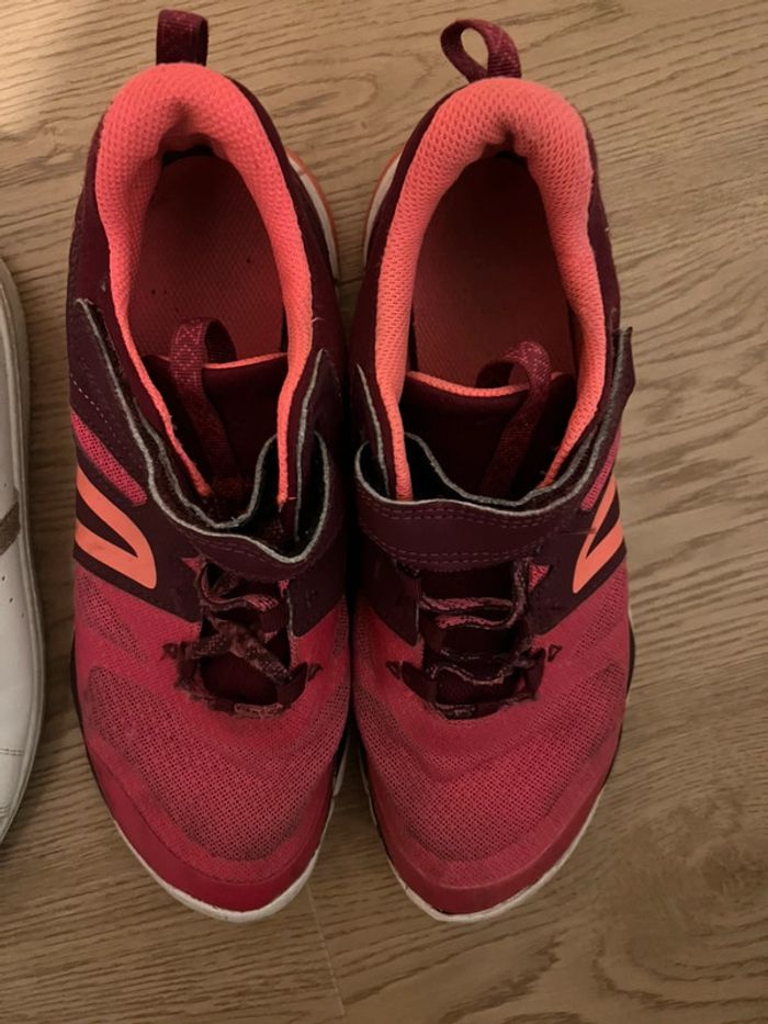 Vends lot de 2 baskets taille 38 état satisfaisant décathlon et philov - photo numéro 5