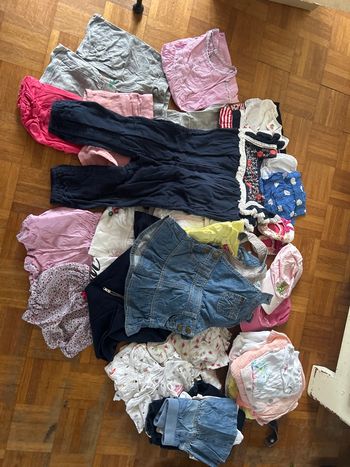Lot vêtements d'été fille 18 mois